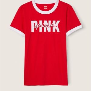 NWT VS PINK RINGER TEE SHIRT